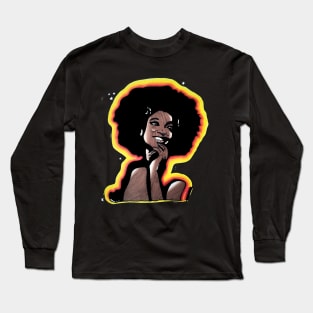 Retro Lady Long Sleeve T-Shirt